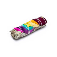 White Sage smudge & chakra rose petals