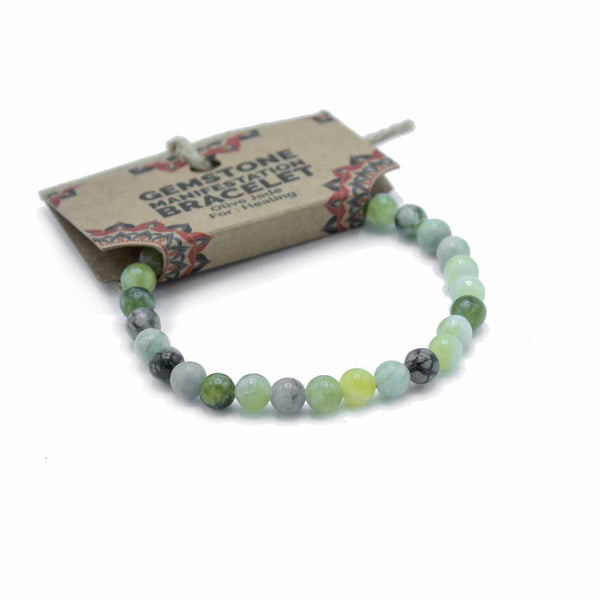 Gemstone Manifestation Bracelet