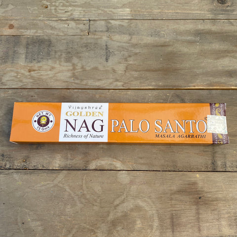 Golden Nag Incense - Palo Santo